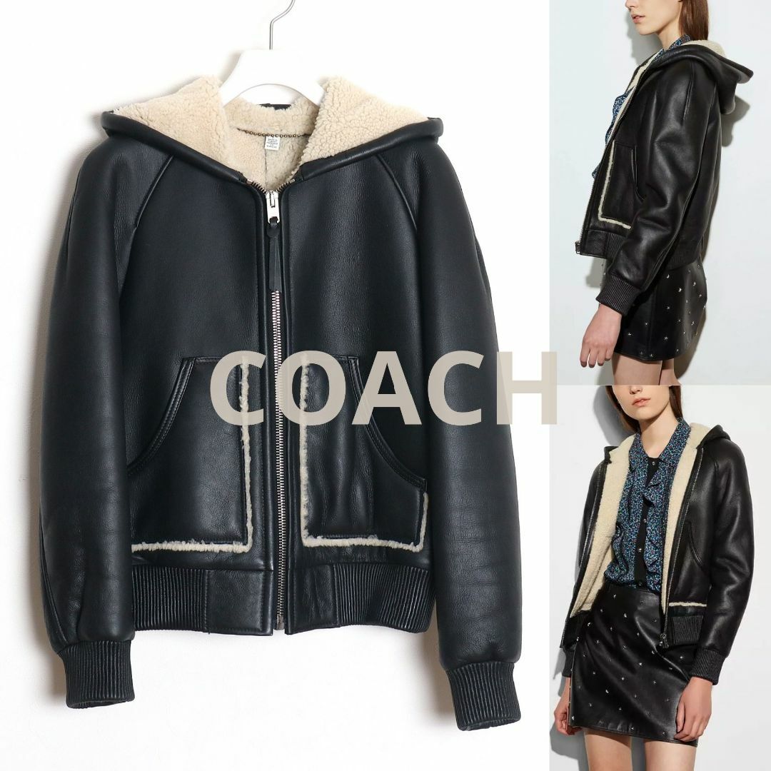 COACH - COACH/コーチ 国内正規品 ジップアップ ムートン COACH - COACH/コーチ 国内正規品 ジップアップ ムートン