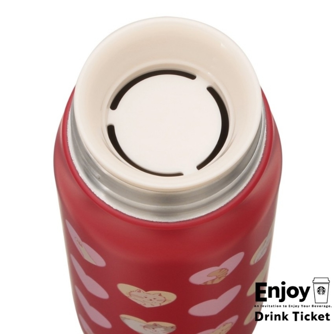 Starbucks - スタバ バレンタイン2025 ステンレスボトル 355ml Starbucks - スタバ バレンタイン2025 ステンレスボトル 355ml