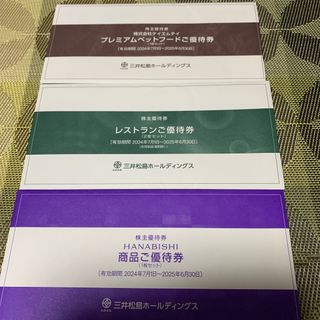 三井松島ホールディングス　株主優待券(その他)