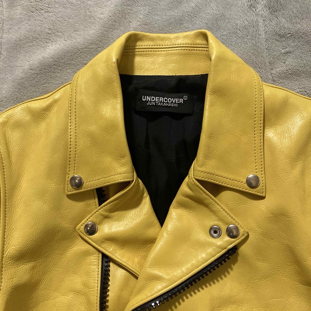 UNDERCOVER - 新品タグ付き UNDERCOVER レザー ダブルライダース UNDERCOVER - 新品タグ付き UNDERCOVER レザー ダブルライダース