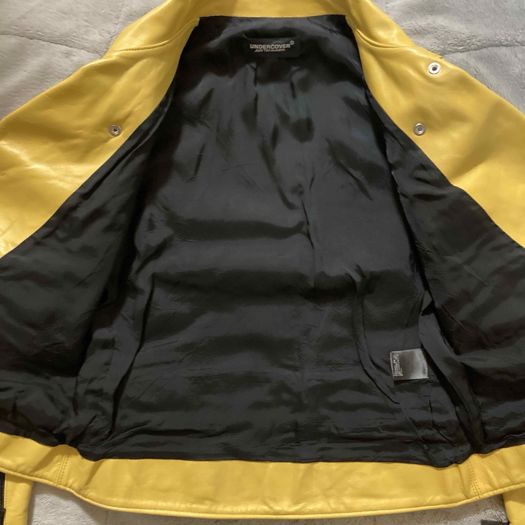 UNDERCOVER - 新品タグ付き UNDERCOVER レザー ダブルライダース UNDERCOVER - 新品タグ付き UNDERCOVER レザー ダブルライダース
