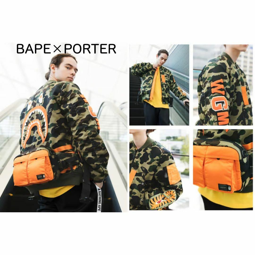 A BATHING APE - 【新品未使用】A BATHING APE×PORTER MA-1 迷彩 A BATHING APE - 【新品未使用】A BATHING APE×PORTER MA-1 迷彩