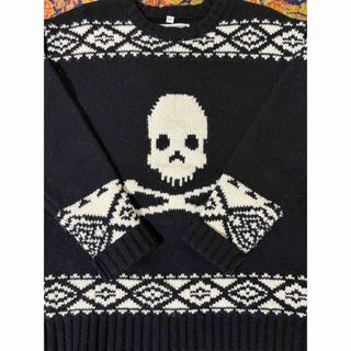 RAF SIMONS - RAF SIMONS / ネックジッパーケーブルニット RAF SIMONS - RAF SIMONS / ネックジッパーケーブルニット