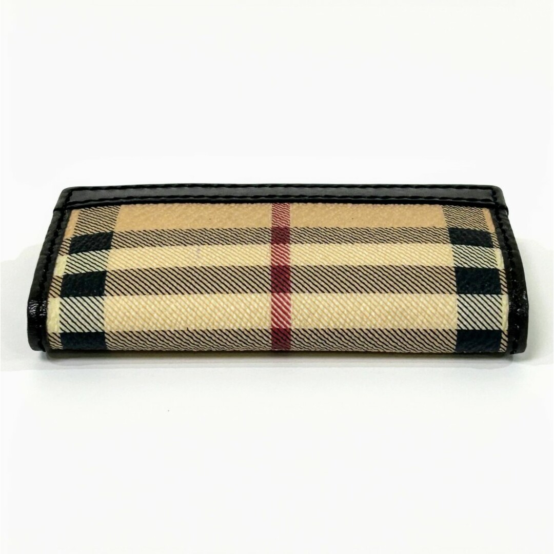 BURBERRY バーバリー 6連キーケース PVC レザー ノバチェック BURBERRY バーバリー 6連キーケース PVC レザー ノバチェック