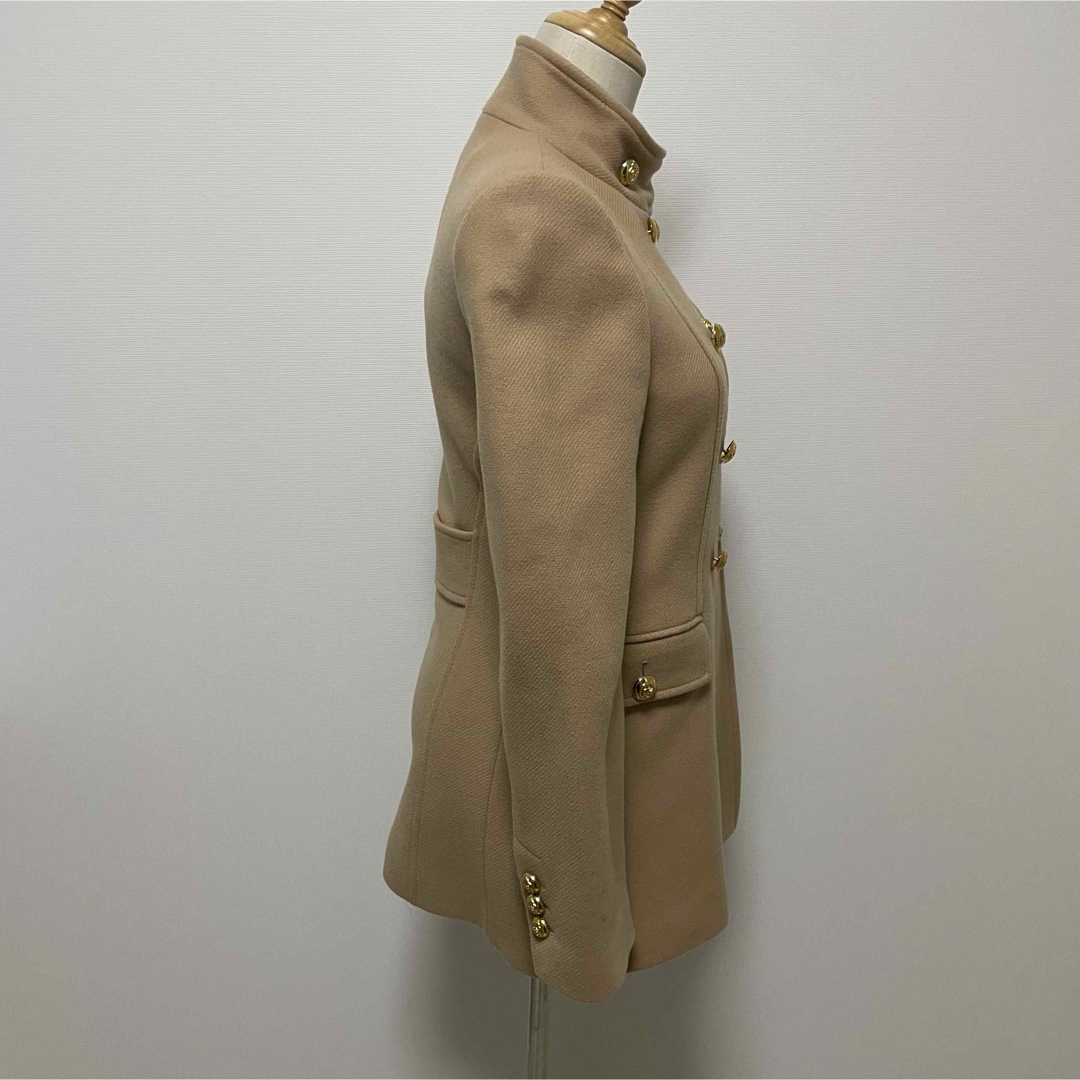 ZARA - ZARA ナポレオンコート ダブルブレスト 金ボタン 美品 ZARA - ZARA ナポレオンコート ダブルブレスト 金ボタン 美品