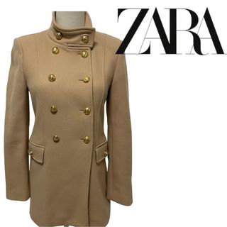 ZARA - ZARA ZW COLLECTION オーバーサイズ ショートコートの ZARA - ZARA ZW COLLECTION オーバーサイズ ショートコートの