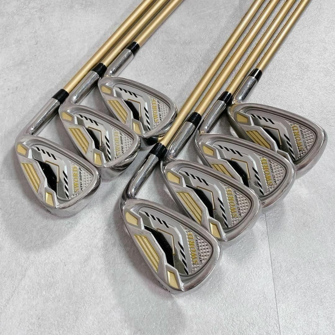 Y735 カタナゴルフ SWORD ATC 589 β アイアンセット 7本 Y735 カタナゴルフ SWORD ATC 589 β アイアンセット 7本