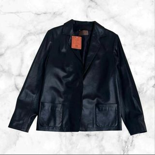 LOEWE - 【未使用級】ロエベ ラム レザー ジャケット テーラード LOEWE - 【未使用級】ロエベ ラム レザー ジャケット テーラード