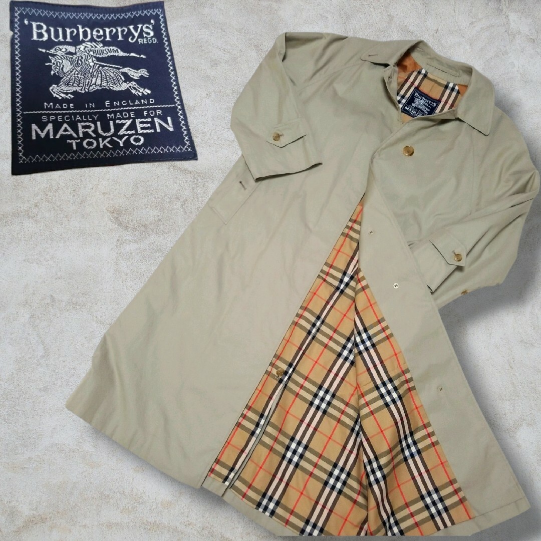 BURBERRY - 【美品】BURBERRYS　バーバリーズ　レディース　ノバチェック　ステンカラー