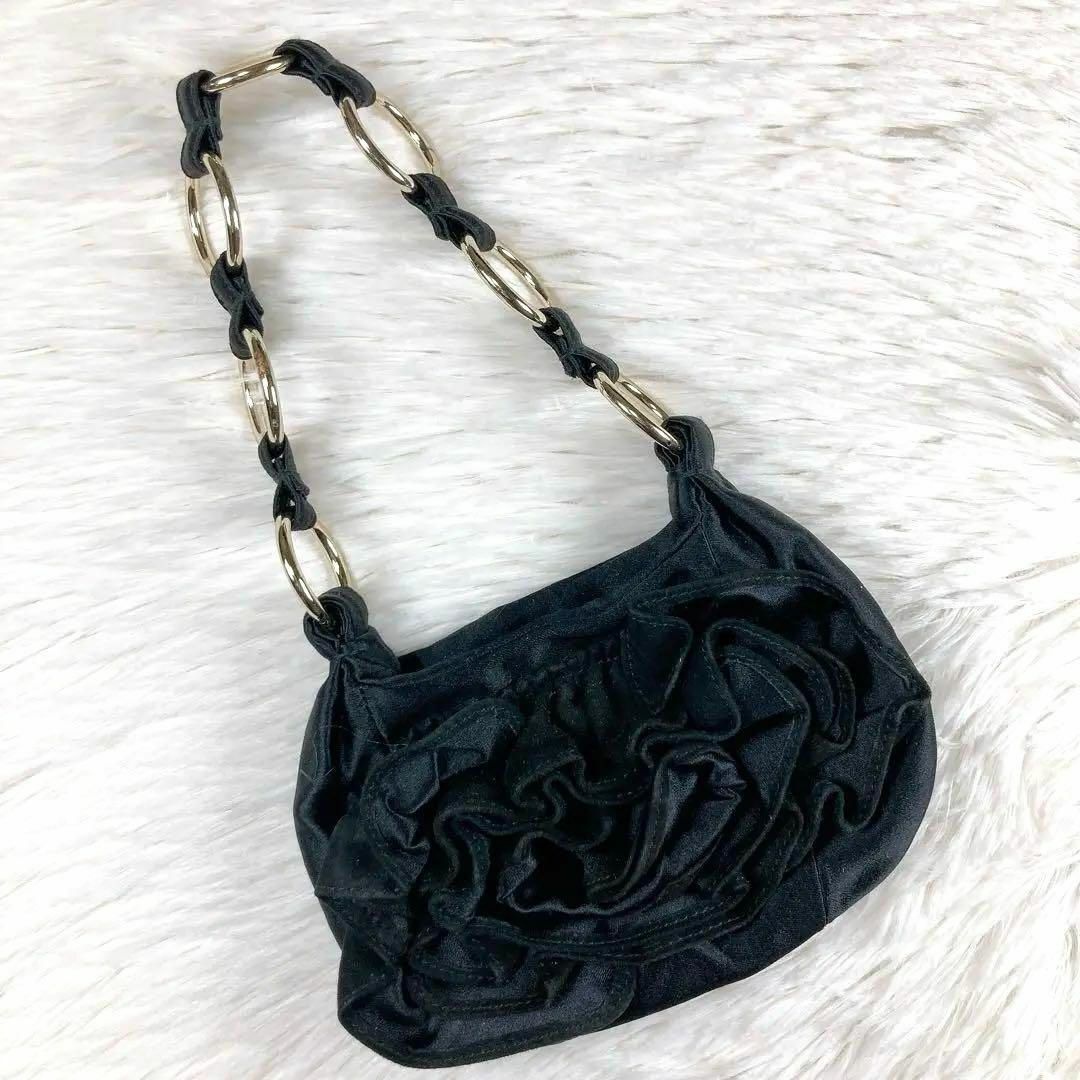 ✨激レア・美品✨ イヴサンローラン ハンドバッグ サテン ✨激レア・美品✨ イヴサンローラン ハンドバッグ サテン