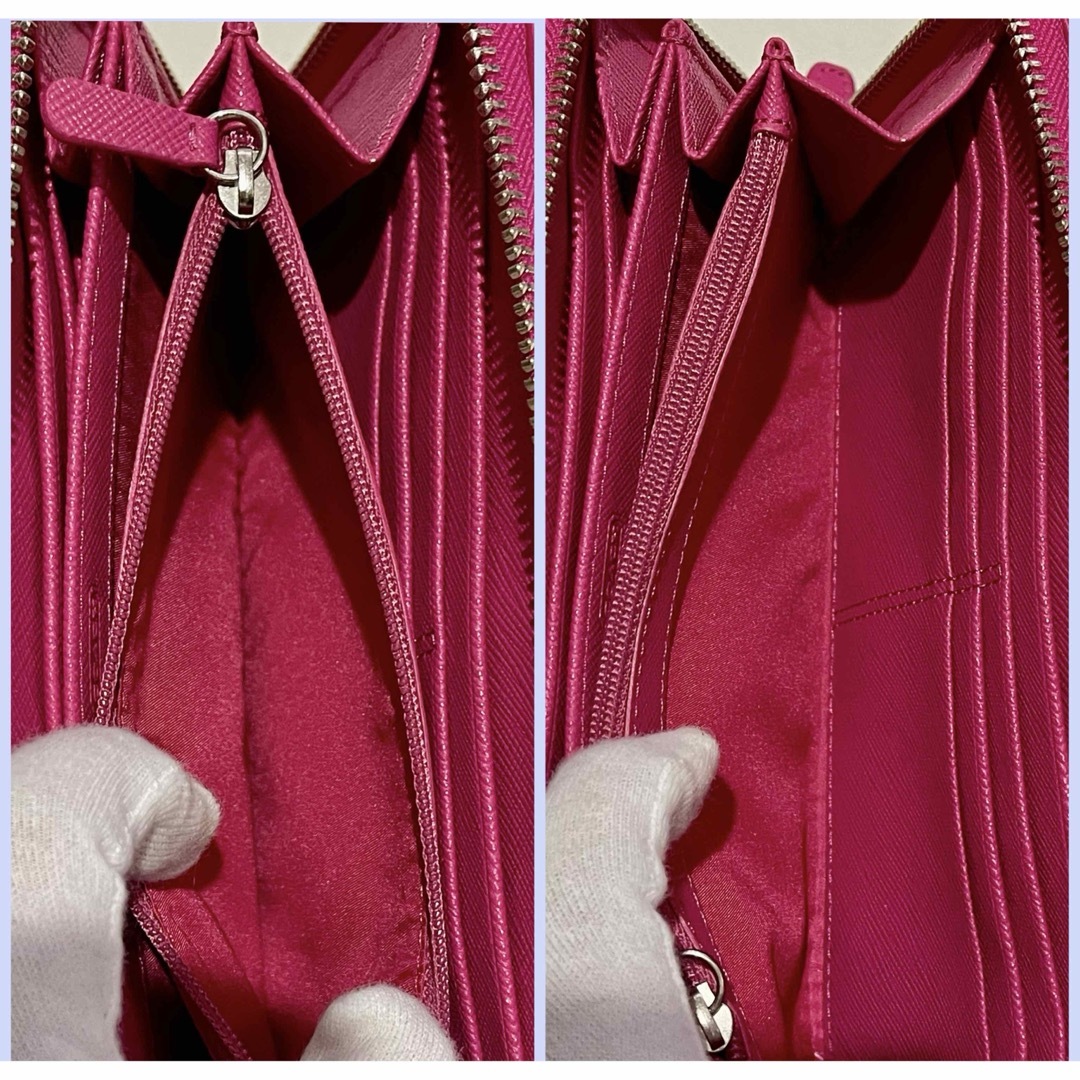 タグ付き未使用 COACH ジッピーウォレット 48463 カーキ/フューシャ タグ付き未使用 COACH ジッピーウォレット 48463 カーキ/フューシャ