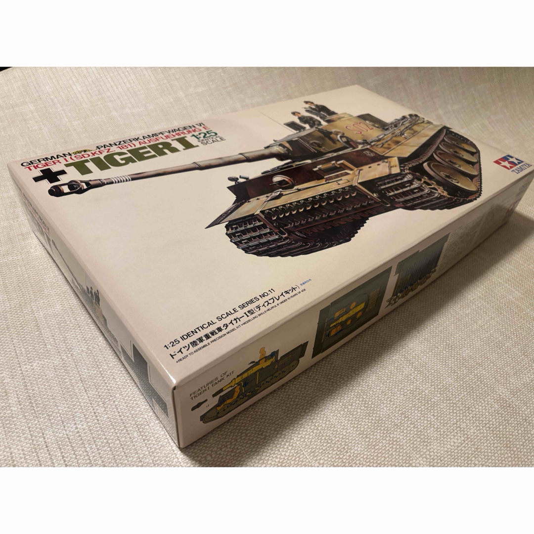 TAMIYA(タミヤ)のタミヤ　TAMIYA 1/25 ドイツ陸軍重戦車　タイガーⅠ 型(ディスプレイ) エンタメ/ホビーのおもちゃ/ぬいぐるみ(模型/プラモデル)の商品写真