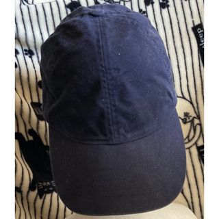 ユニクロ(UNIQLO)の格安　洗濯済ローキャップ紺色　ユニクロ UNIQLO　〜59cm　スナップバック(キャップ)