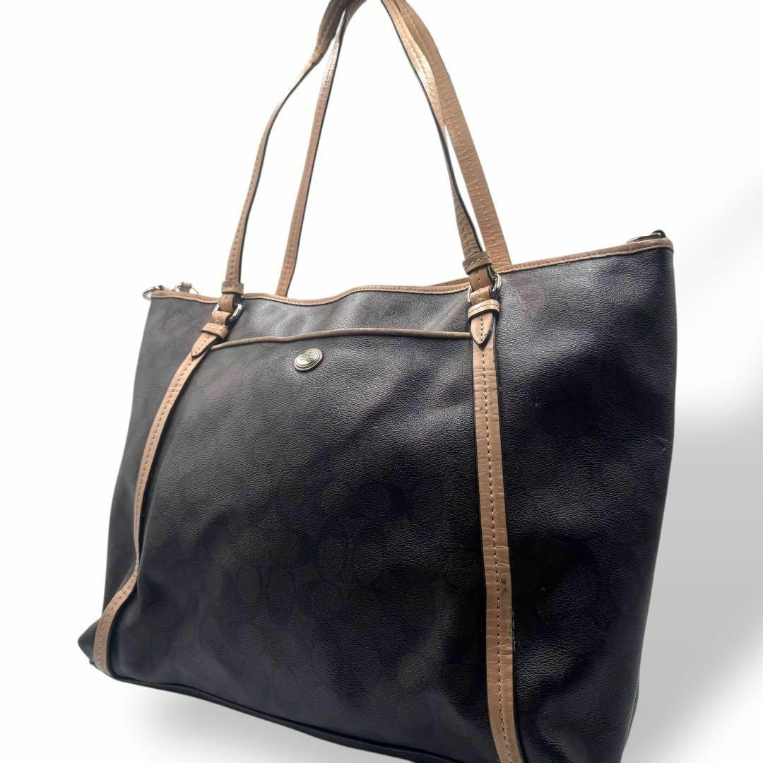 A4収納可能✨ COACHコーチ トートバッグ ショルダーバック 肩掛け A4収納可能✨ COACHコーチ トートバッグ ショルダーバック 肩掛け