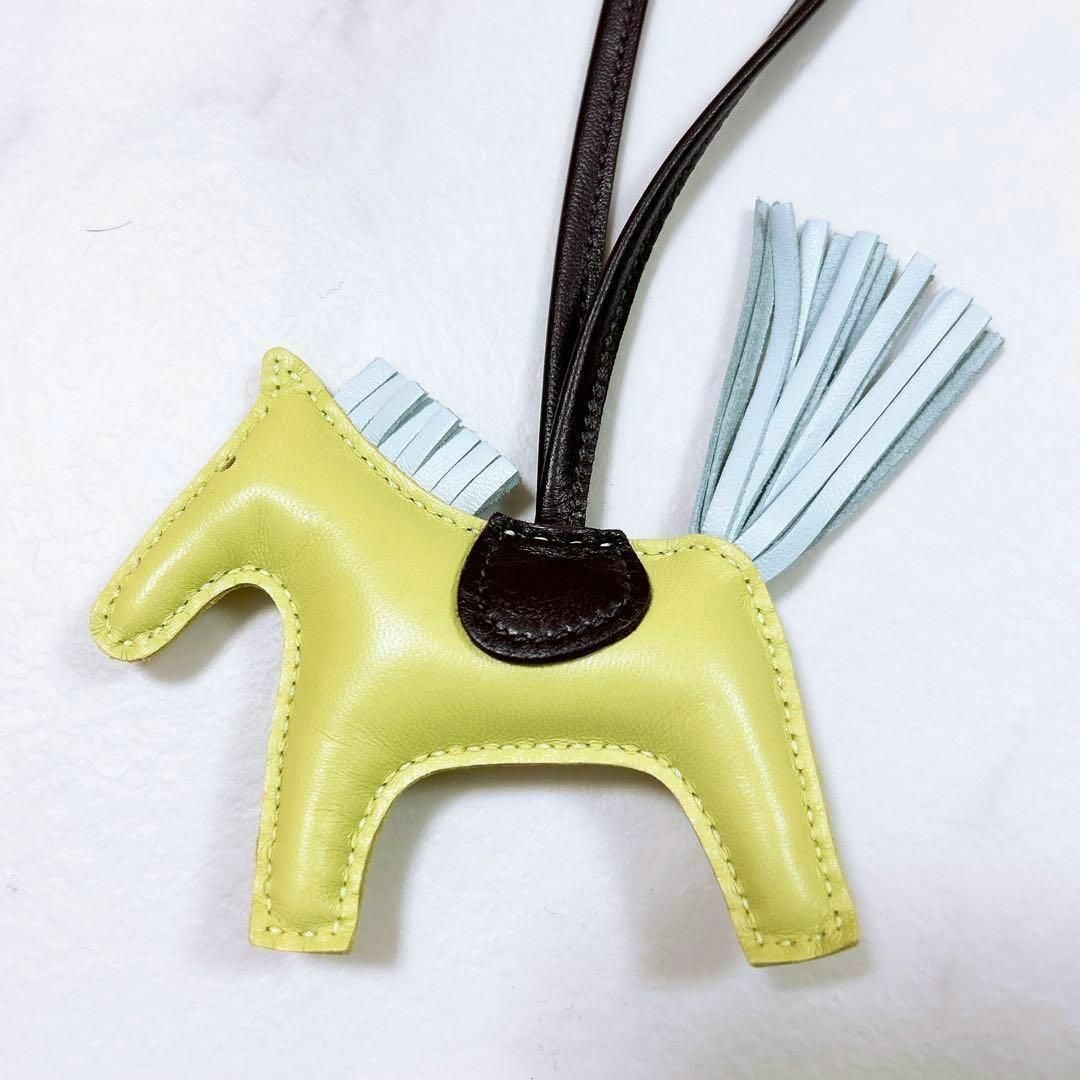 HERMES エルメス ロデオ バッグチャーム B刻印 PM イエロー HERMES エルメス ロデオ バッグチャーム B刻印 PM イエロー