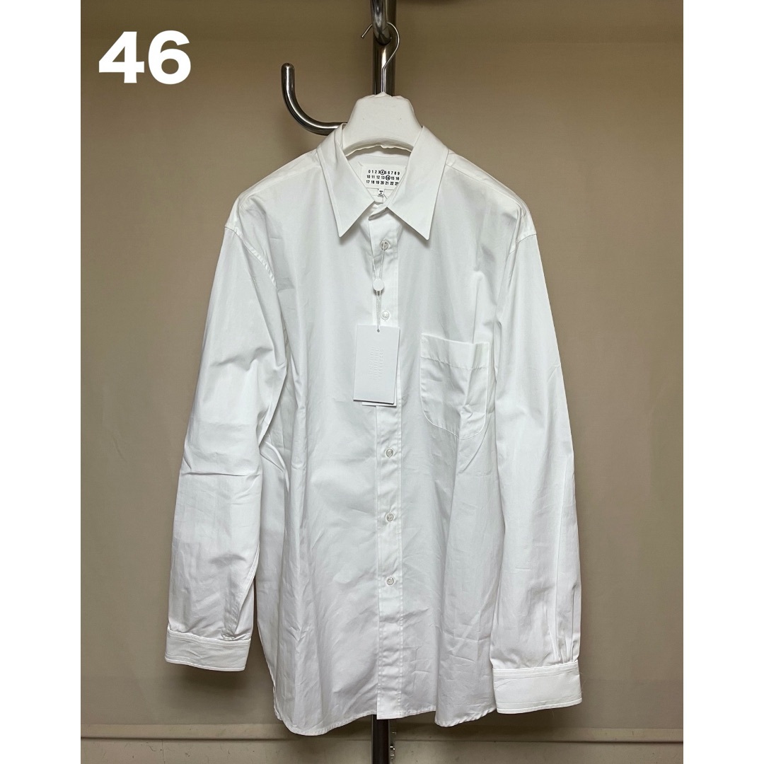 Maison Margiela（旧Maison Martin Margiela） - 新品 46 メゾン マルジェラ 22aw ドレスシャツ 白色 17301