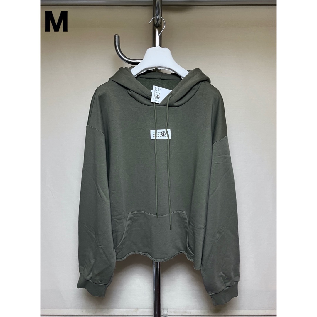 MM6 - 新品 M 24aw メゾン マルジェラ MM6 ブランドロゴパーカー 17322