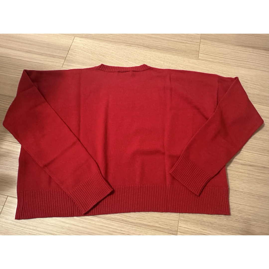 MIUMIU 赤 ニットセーター サイズ36 トップス MIUMIU 赤 ニットセーター サイズ36 トップス