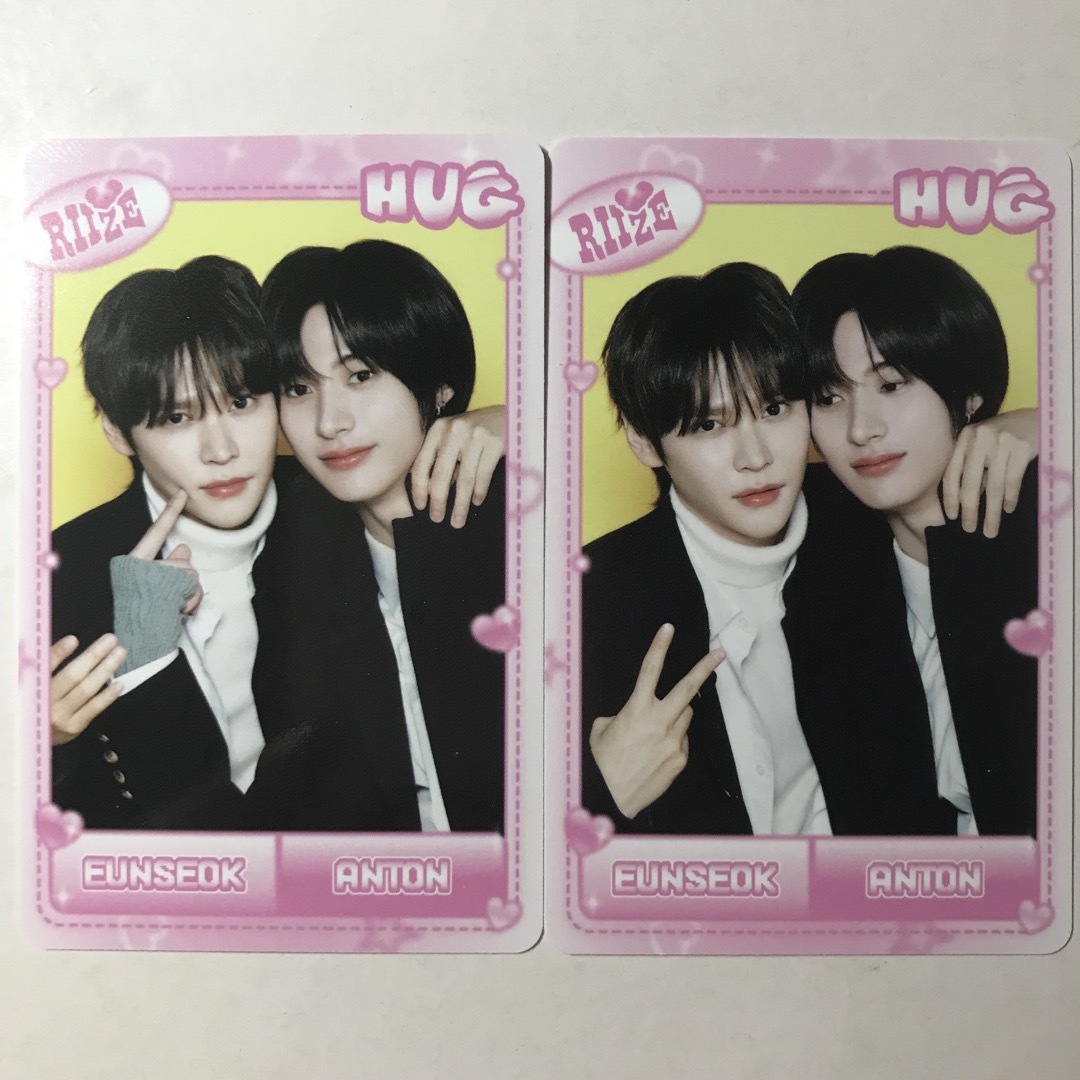 RIIZE Hug トレカ ウンソク・アントン エンタメ/ホビーのCD(K-POP/アジア)の商品写真