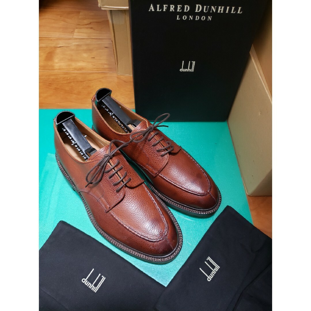 Dunhill - 【未使用】Dunhill ダンヒル Uチップ ブラウン UK6の Dunhill - 【未使用】Dunhill ダンヒル Uチップ ブラウン UK6の