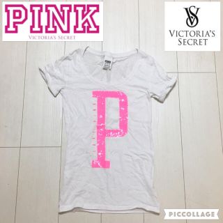 ヴィクトリアズシークレット(Victoria's Secret)のモジャカナポチャ様★PINK ヴィクシー Tシャツ カットソー (Tシャツ(半袖/袖なし))