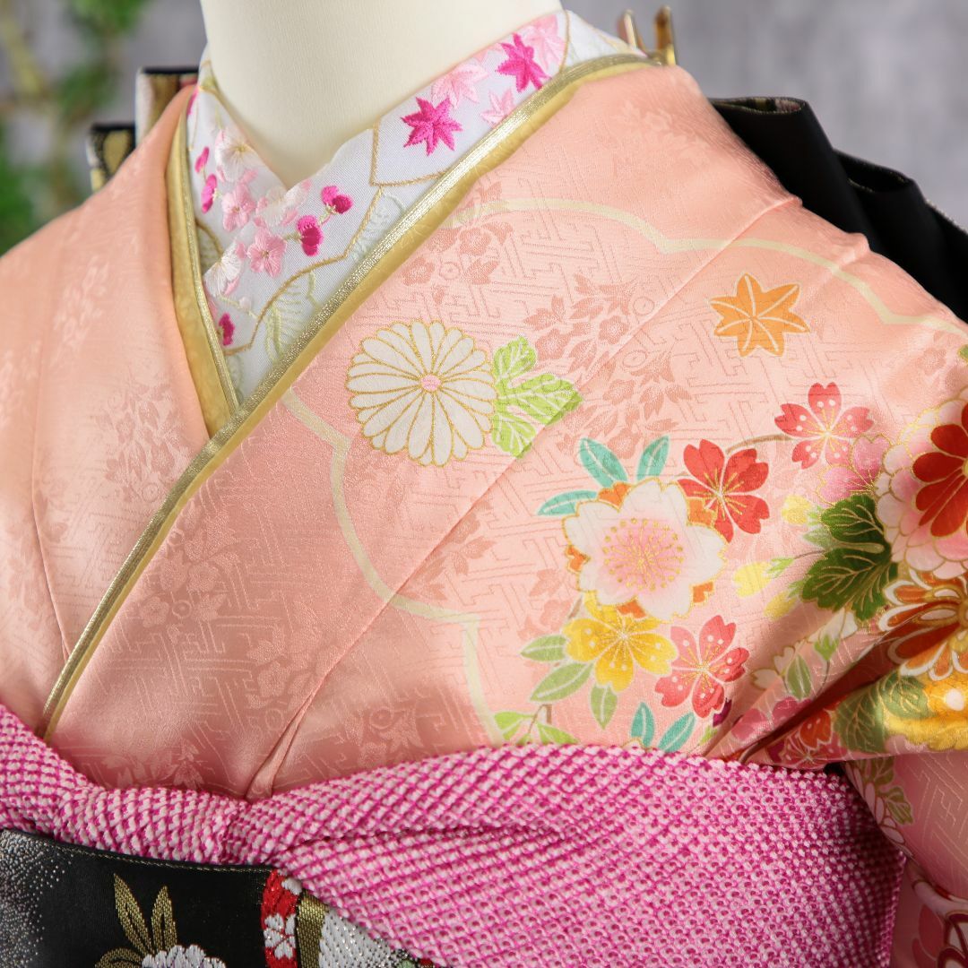 振袖フルセット 振袖セット 振袖 Lサイズ ピンク×新古典 美品 振袖フルセット 振袖セット 振袖 Lサイズ ピンク×新古典 美品