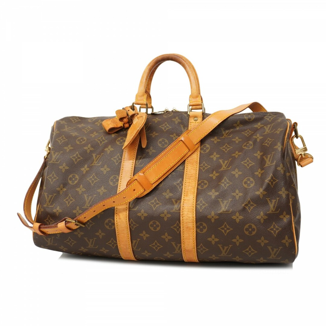 LOUIS VUITTON - 【5ac2340】ルイヴィトン ボストンバッグ モノグラム キーポルバンドリエール45 M41418 ブラウン【中古】メンズ レディース ユニセックス