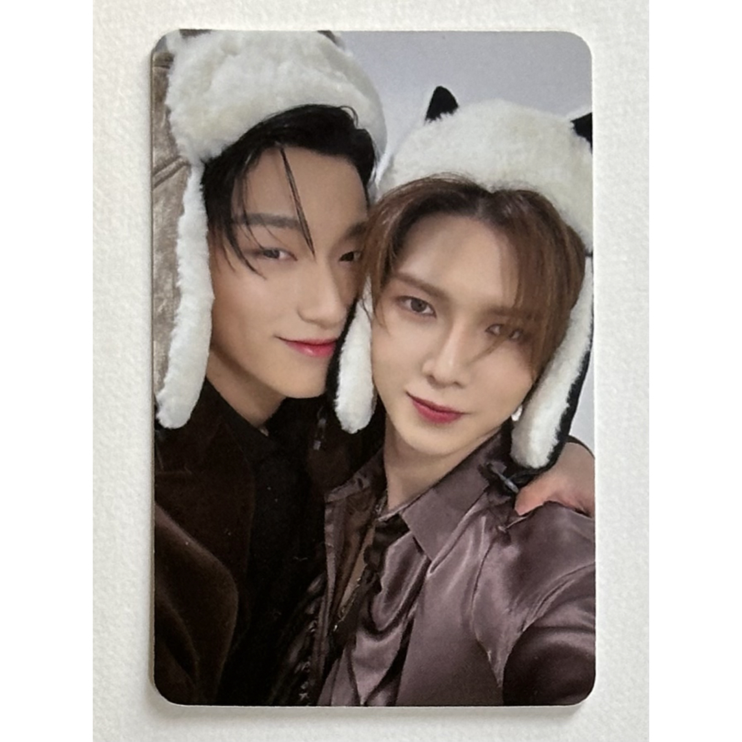 ATEEZ(エイティーズ)のATEEZ APPLE MUSIC サイン会 特典トレカ サン ヨサン サンサン エンタメ/ホビーのCD(K-POP/アジア)の商品写真