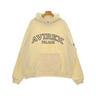 パレス(PALACE)のPALACE パレス パーカー L クリーム 【古着】【中古】(パーカー)