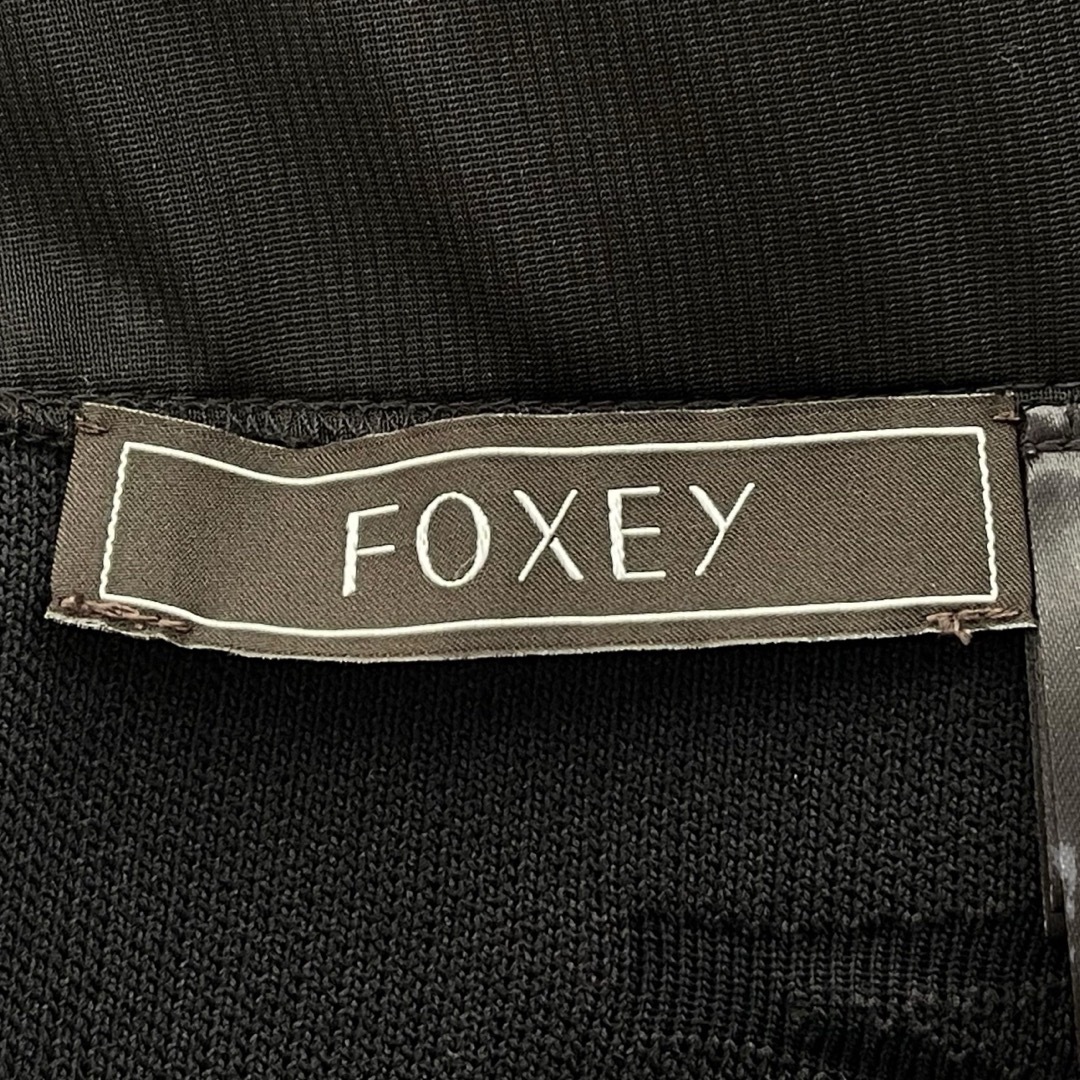 FOXEY フォクシー ワンピース ニットドレス ブラック FOXEY フォクシー ワンピース ニットドレス ブラック