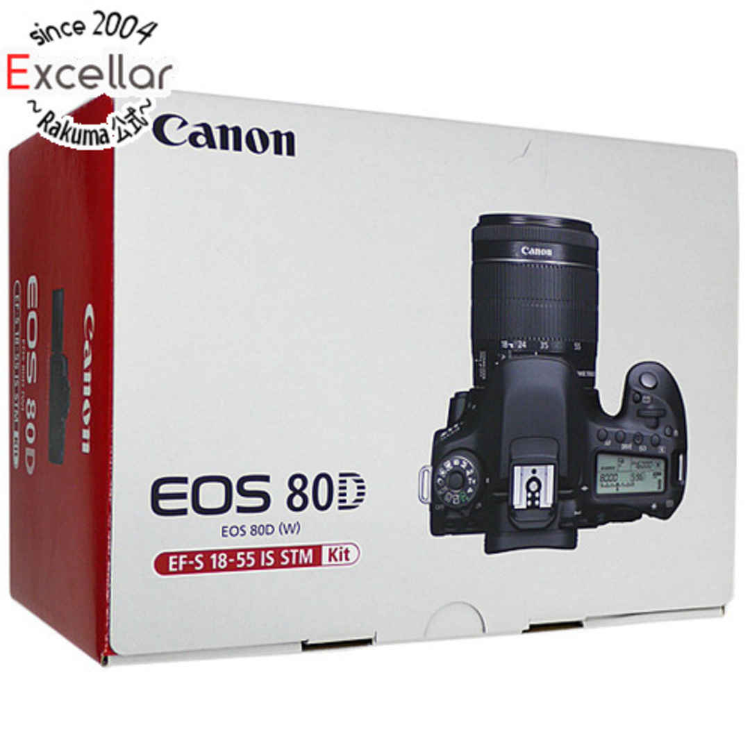 Canon - Canon製 デジタル一眼レフカメラ EOS 80D EF-S18-55 IS STM レンズキット 元箱ありの通販 by エクセラー|キヤノンならラクマ Canon - Canon製 デジタル一眼レフカメラ EOS 80D EF-S18-55 IS STM レンズキット 元箱ありの通販 by エクセラー|キヤノンならラクマ