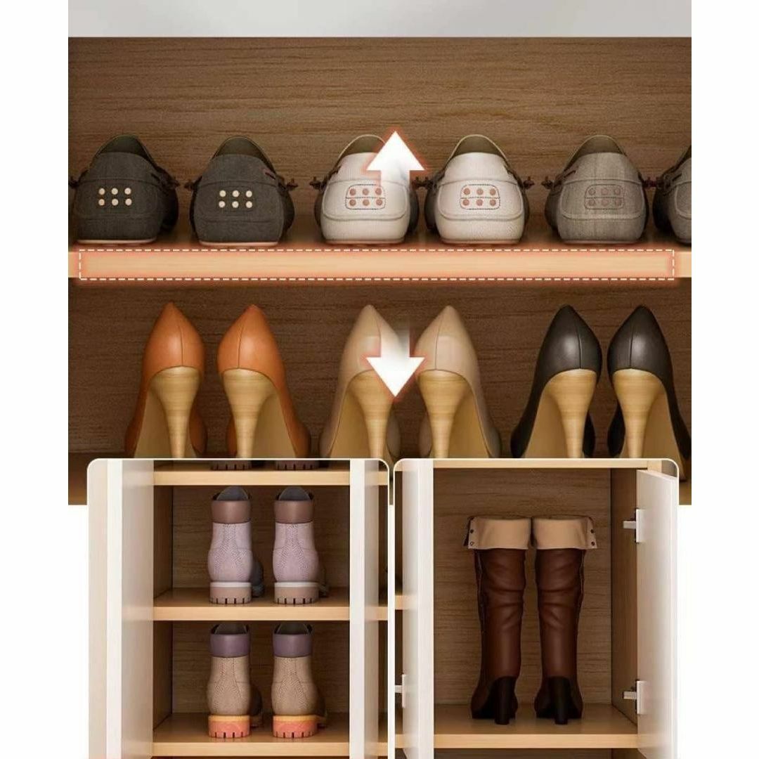 ⭐新品⭐下駄箱 シューズボックス 収納キャビネット 木製 棚 大