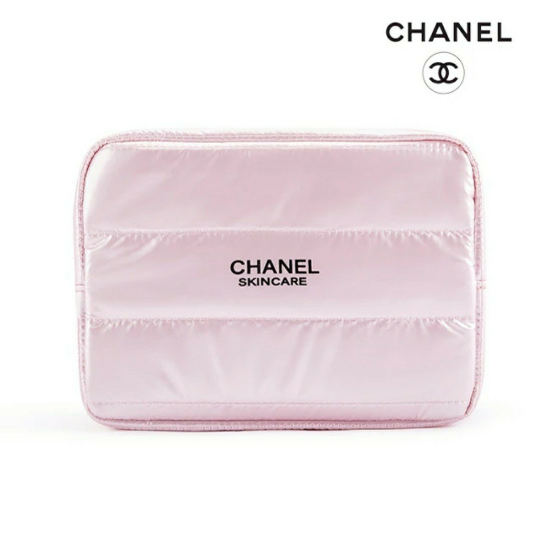 CHANEL - CHANELコスメノベルティポーチ ピンクの通販 by お CHANEL - CHANELコスメノベルティポーチ ピンクの通販 by お