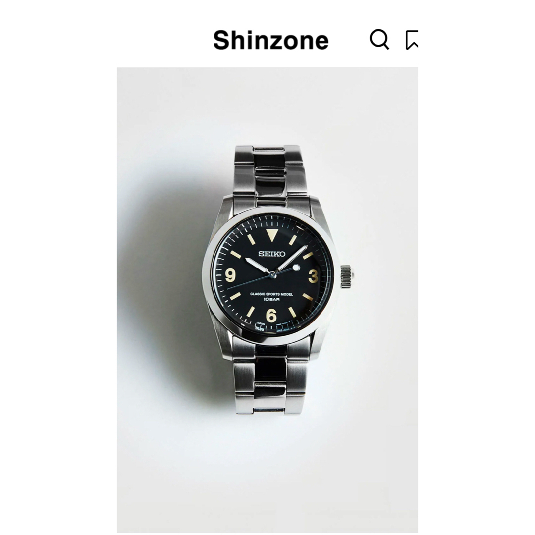 SEIKO×Shinzone COLLABORATION WATCH EDITION 2 別注コラボ - 時計 SEIKO×Shinzone COLLABORATION WATCH EDITION 2 別注コラボ - 時計