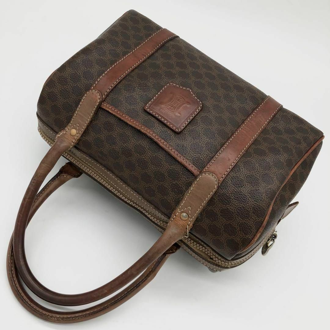 CELINE - 【良品】CELINE マカダム バッグ ハンドバッグ ミニ CELINE - 【良品】CELINE マカダム バッグ ハンドバッグ ミニ