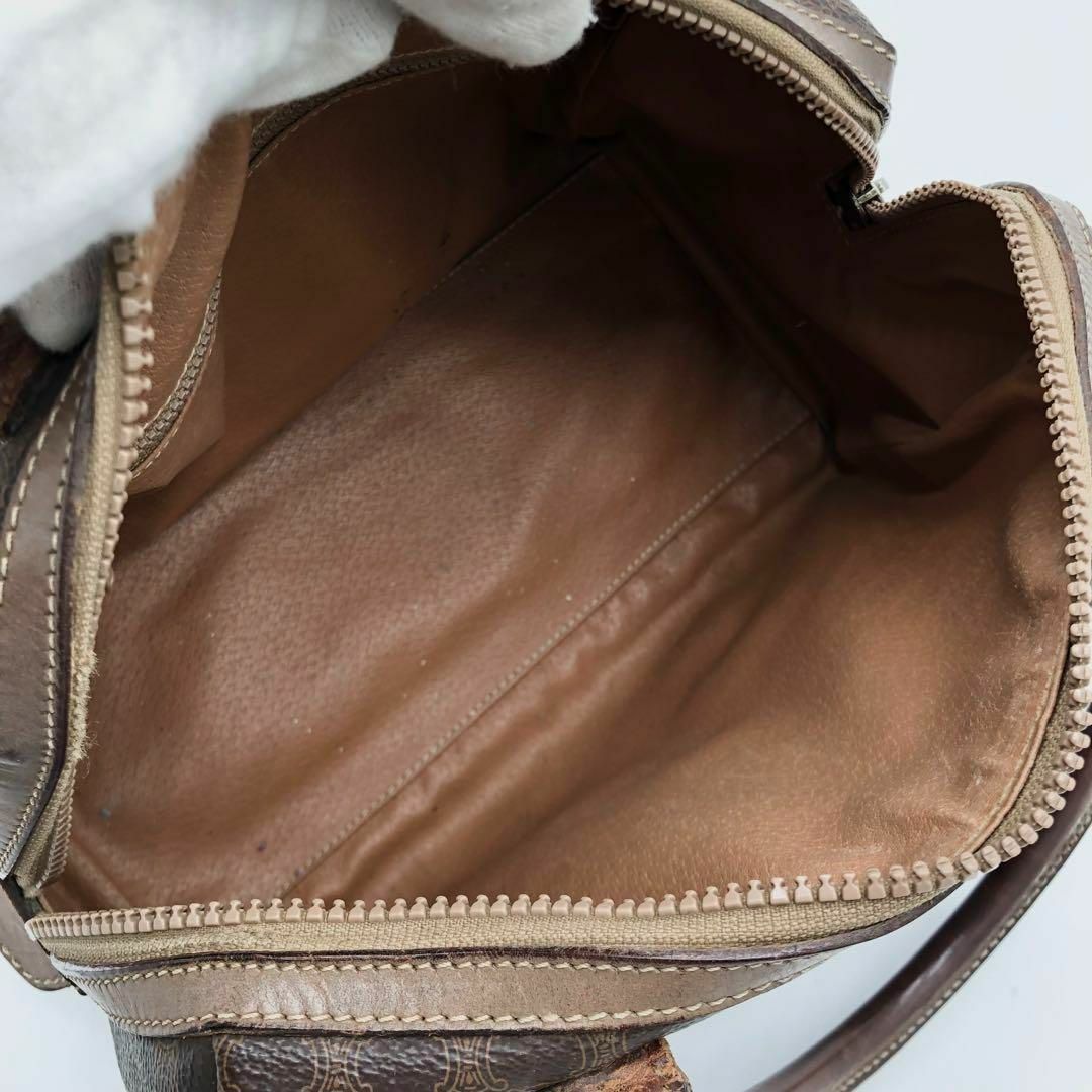 CELINE - 【良品】CELINE マカダム バッグ ハンドバッグ ミニ CELINE - 【良品】CELINE マカダム バッグ ハンドバッグ ミニ
