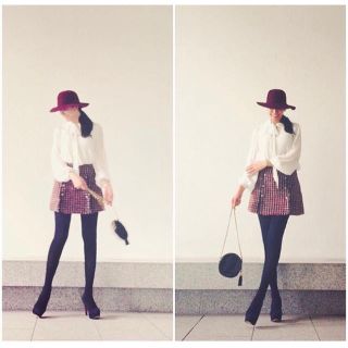 ザラ(ZARA)のZARA  スカート ツィード(ミニスカート)
