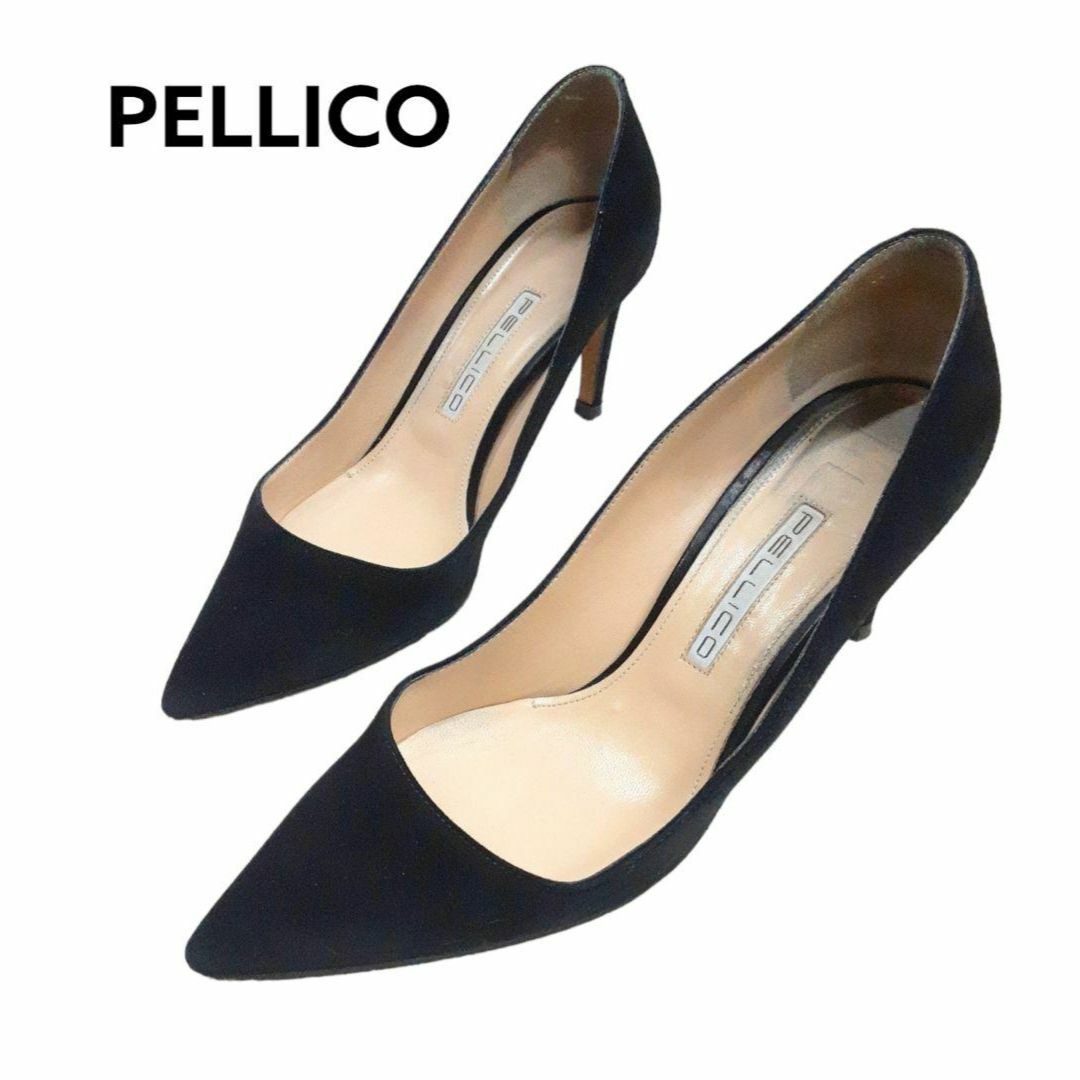 PELLICO - PELLICO ペリーコ レザーピンヒールパンプス ポイン PELLICO - PELLICO ペリーコ レザーピンヒールパンプス ポイン