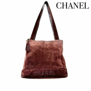 CHANEL - CHANEL スエード トート ハンドバッグ ショルダー CHANEL - CHANEL スエード トート ハンドバッグ ショルダー