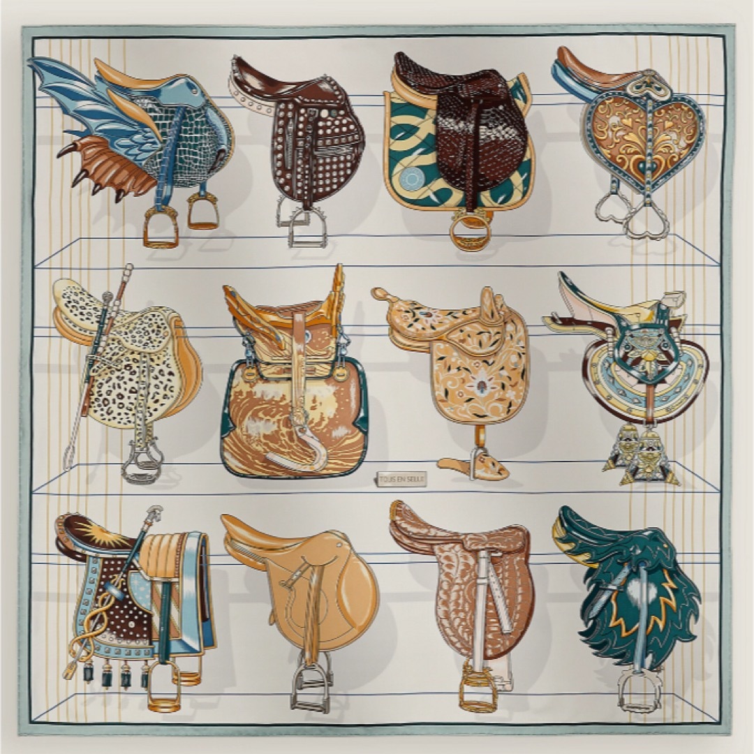 HERMES - エルメス25SS新作カレ 90《すべては鞍の中に》の通販 HERMES - エルメス25SS新作カレ 90《すべては鞍の中に》の通販