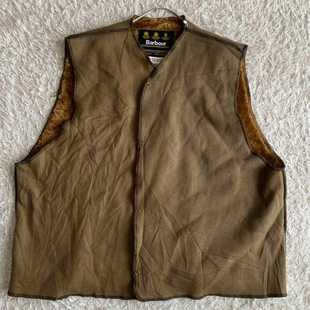 ☆新品 90s バブアー ライナーベスト 旧3クラウン アクリル A55 C52 ☆新品 90s バブアー ライナーベスト 旧3クラウン アクリル A55 C52