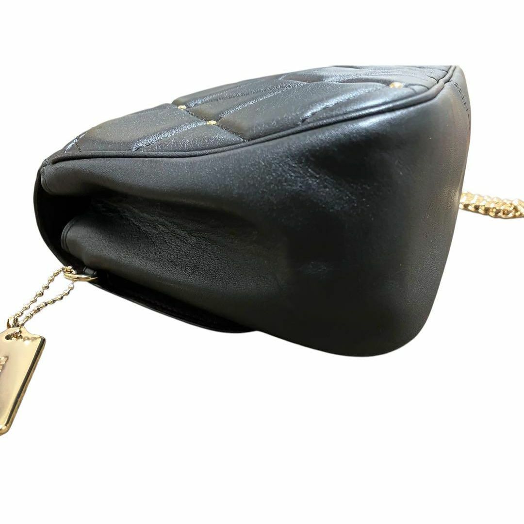 COACH - ○美中古COACH コーチ キルティングスタッズターン COACH - ○美中古COACH コーチ キルティングスタッズターン