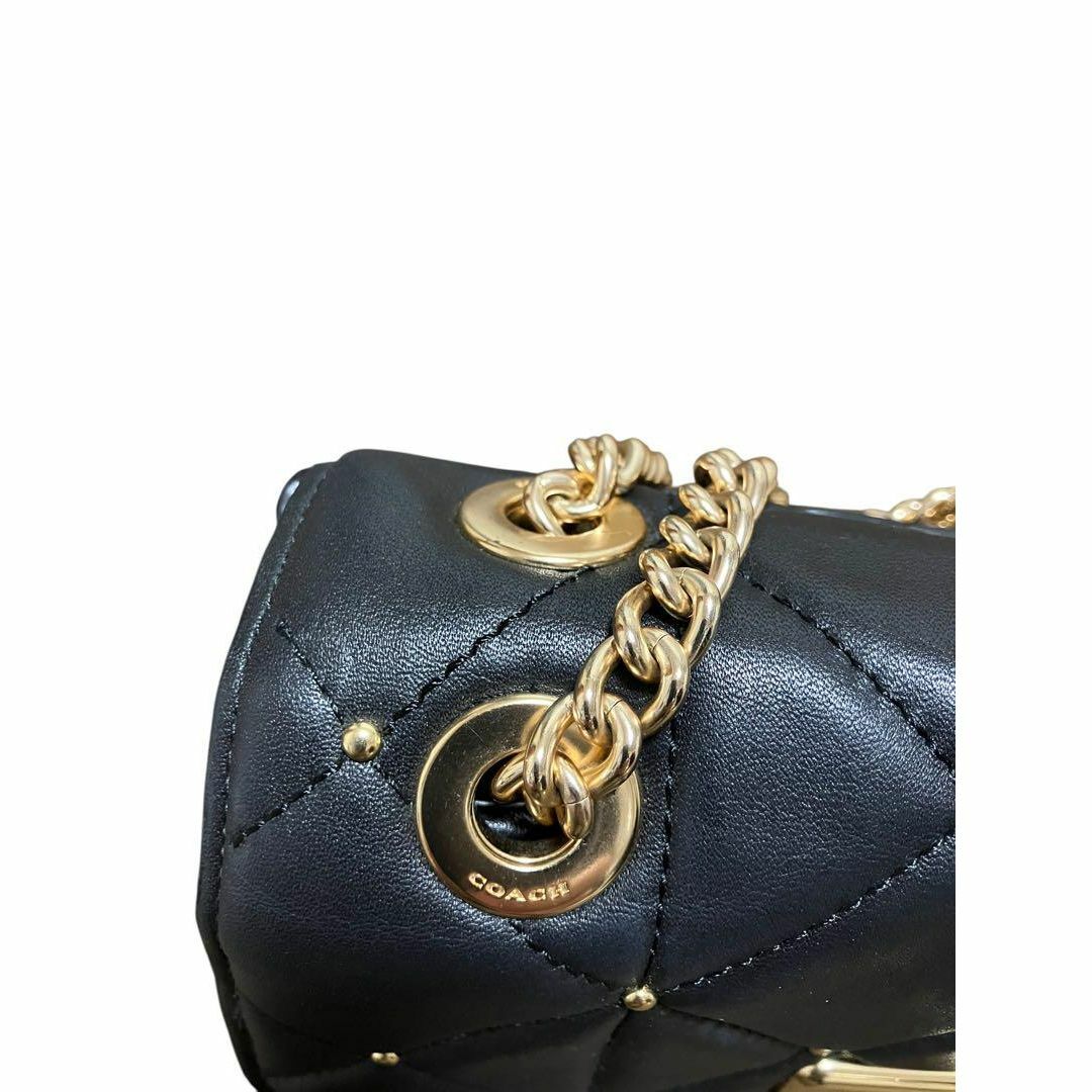 COACH - ○美中古COACH コーチ キルティングスタッズターン COACH - ○美中古COACH コーチ キルティングスタッズターン