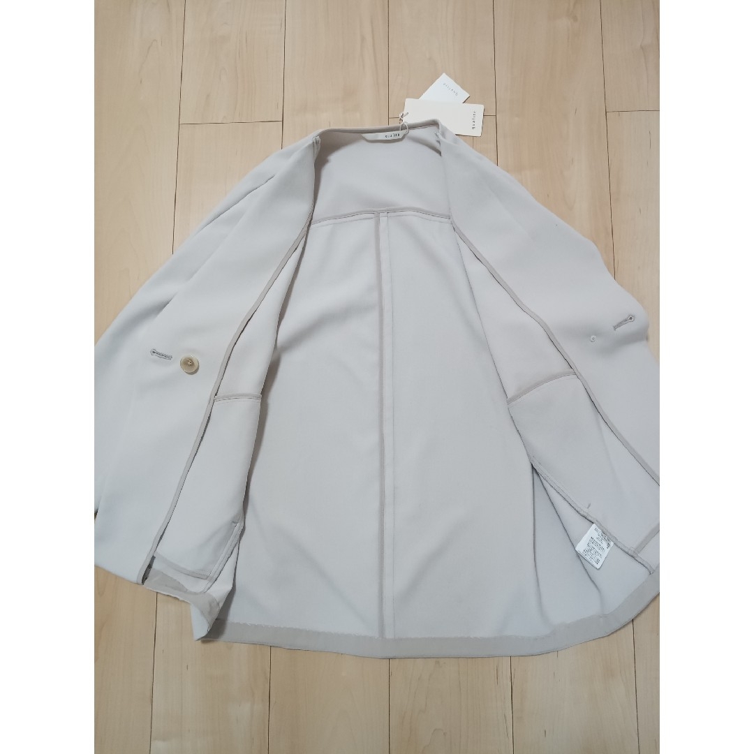 qualite - 新品 qualite ダブルクロスフォルムジャケット qualite - 新品 qualite ダブルクロスフォルムジャケット