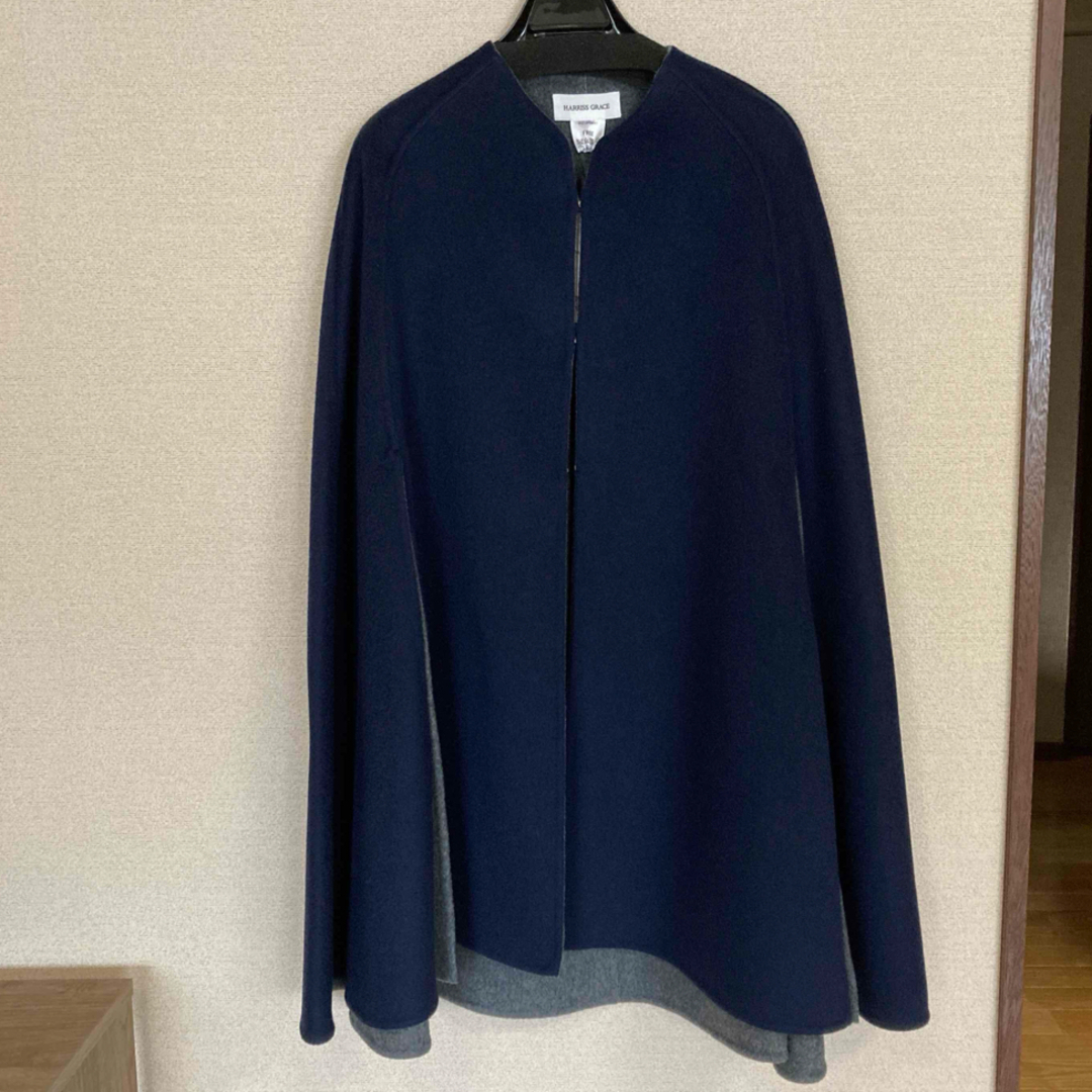 HARRISS GRACE /カシミヤリバーシブル ケープ weeksdays HARRISS GRACE /カシミヤリバーシブル ケープ weeksdays