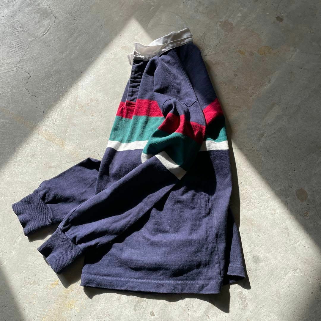 80-90S L.L.Bean USA製 常田大希さん着用 ラガーシャツ L 80-90S L.L.Bean USA製 常田大希さん着用 ラガーシャツ L