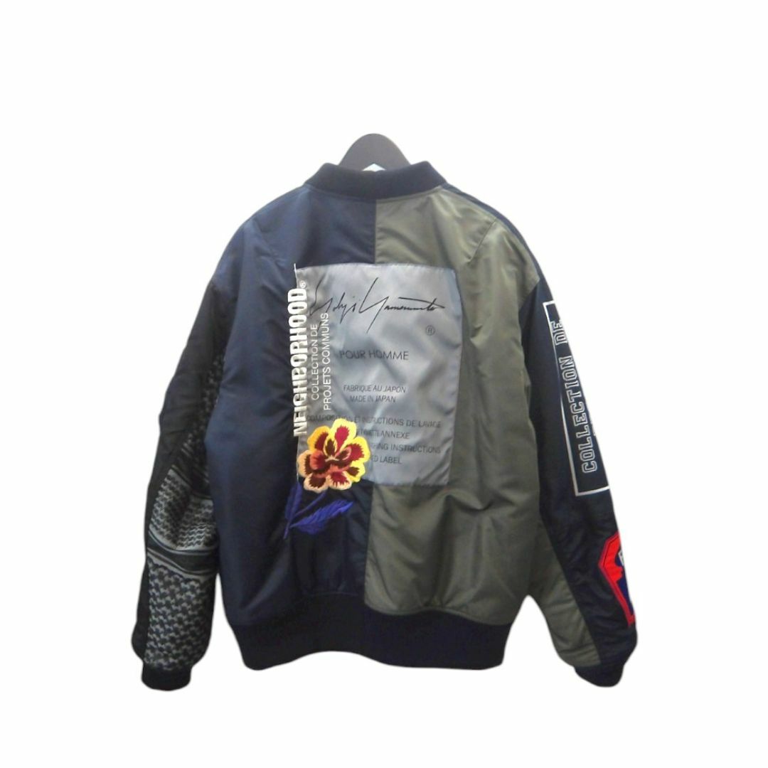 NEIGHBORHOOD - NEIGHBORHOOD×YOHJI YAMAMOTO MA-1 JACKET BLACK NEIGHBORHOOD - NEIGHBORHOOD×YOHJI YAMAMOTO MA-1 JACKET BLACK