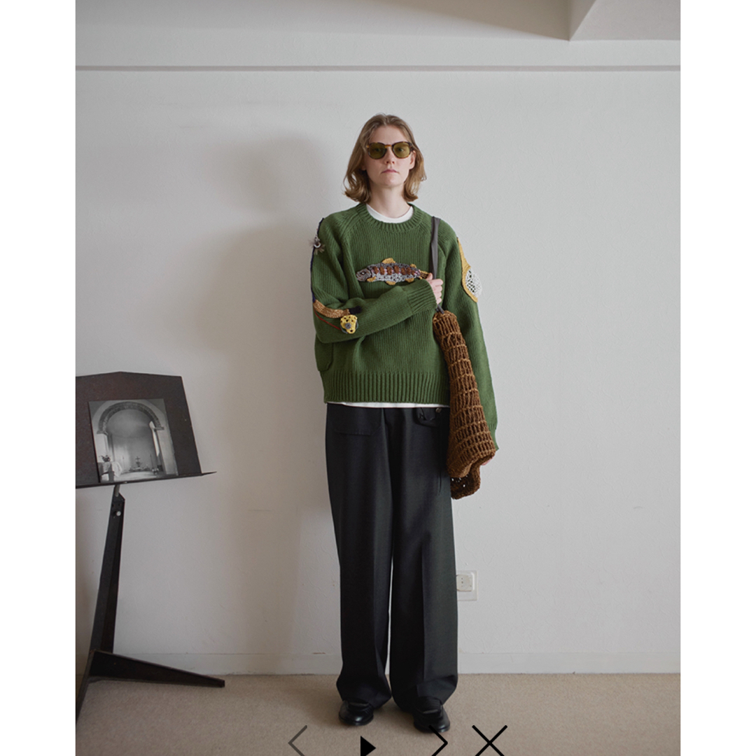 sunsea サンシー fishing sweater 新品 サイズ3 sunsea サンシー fishing sweater 新品 サイズ3