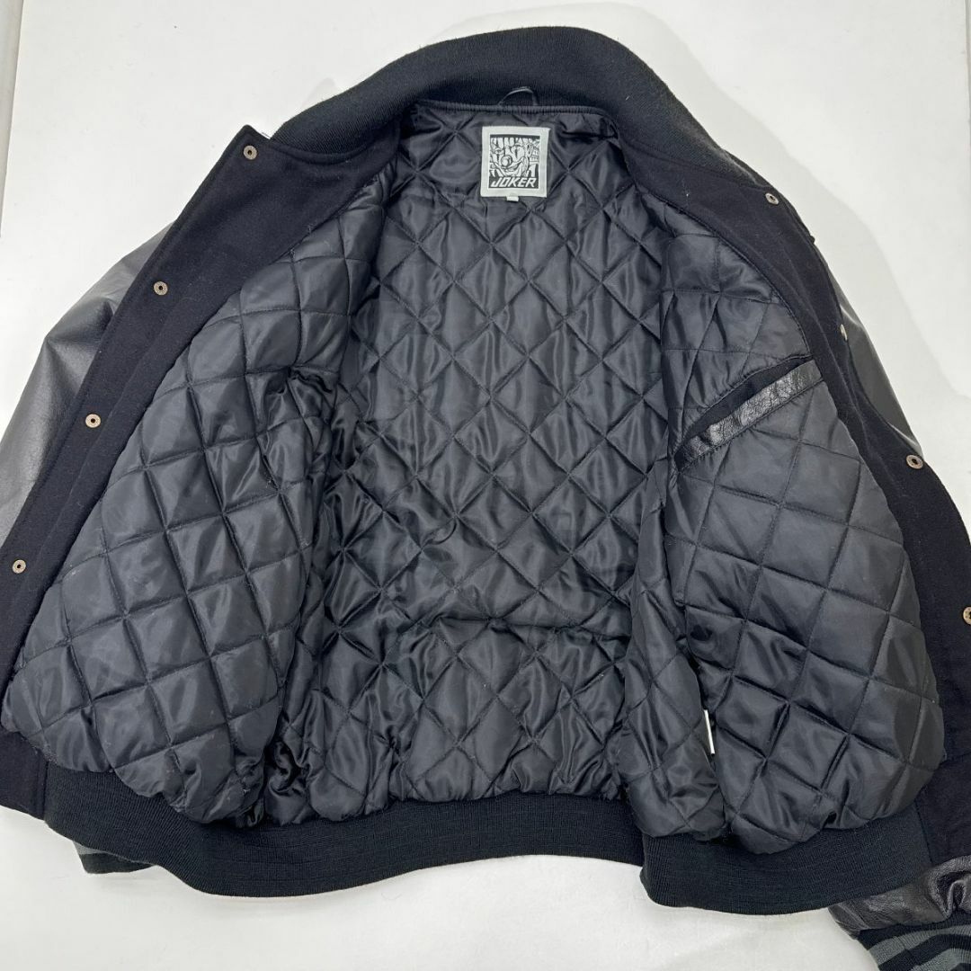 JOKER - JOKER BRAND 袖レザースタジャン 2XL ジョーカー JOKER - JOKER BRAND 袖レザースタジャン 2XL ジョーカー