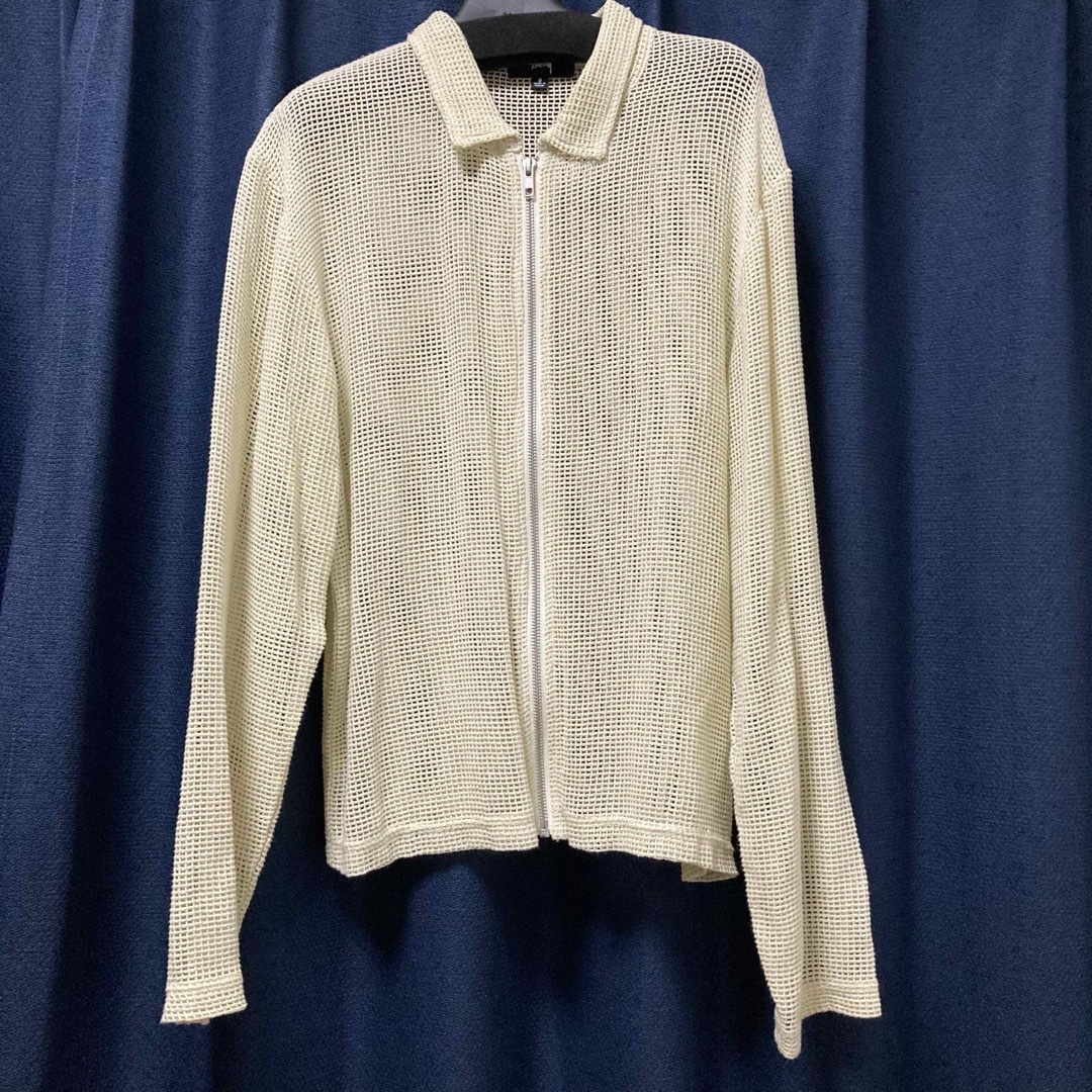 STUSSY COTTON MESH ZIP LS SHIRT Sサイズ シャツ STUSSY COTTON MESH ZIP LS SHIRT Sサイズ シャツ